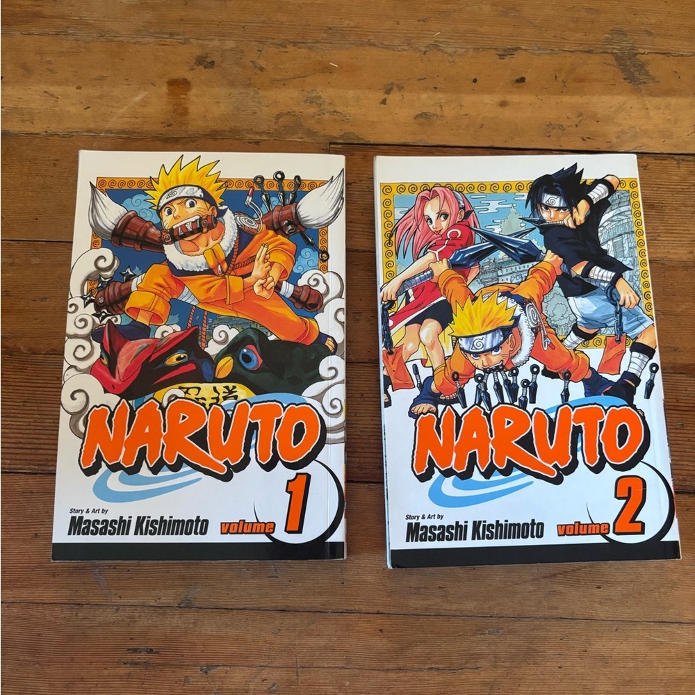 3/$20 Naruto Manga Volumes 1 and 2